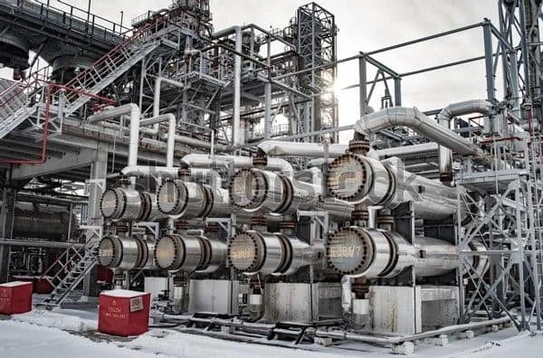 Heat exchanger assembled from rolled and formed metal sections