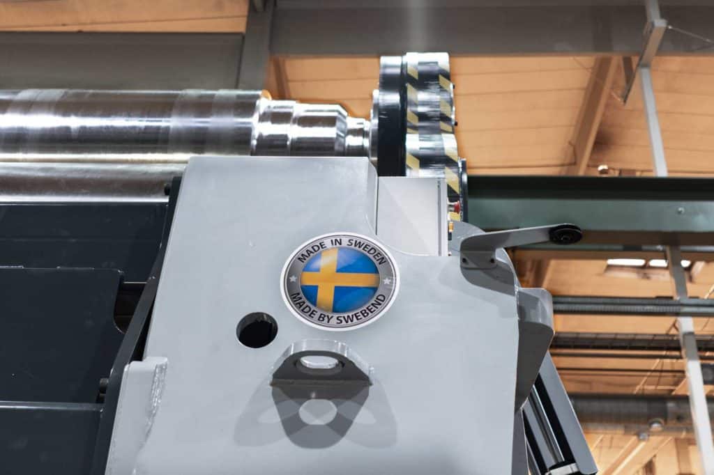 SweBend PB3-36 plate rolling machine (3-roll plate roll)