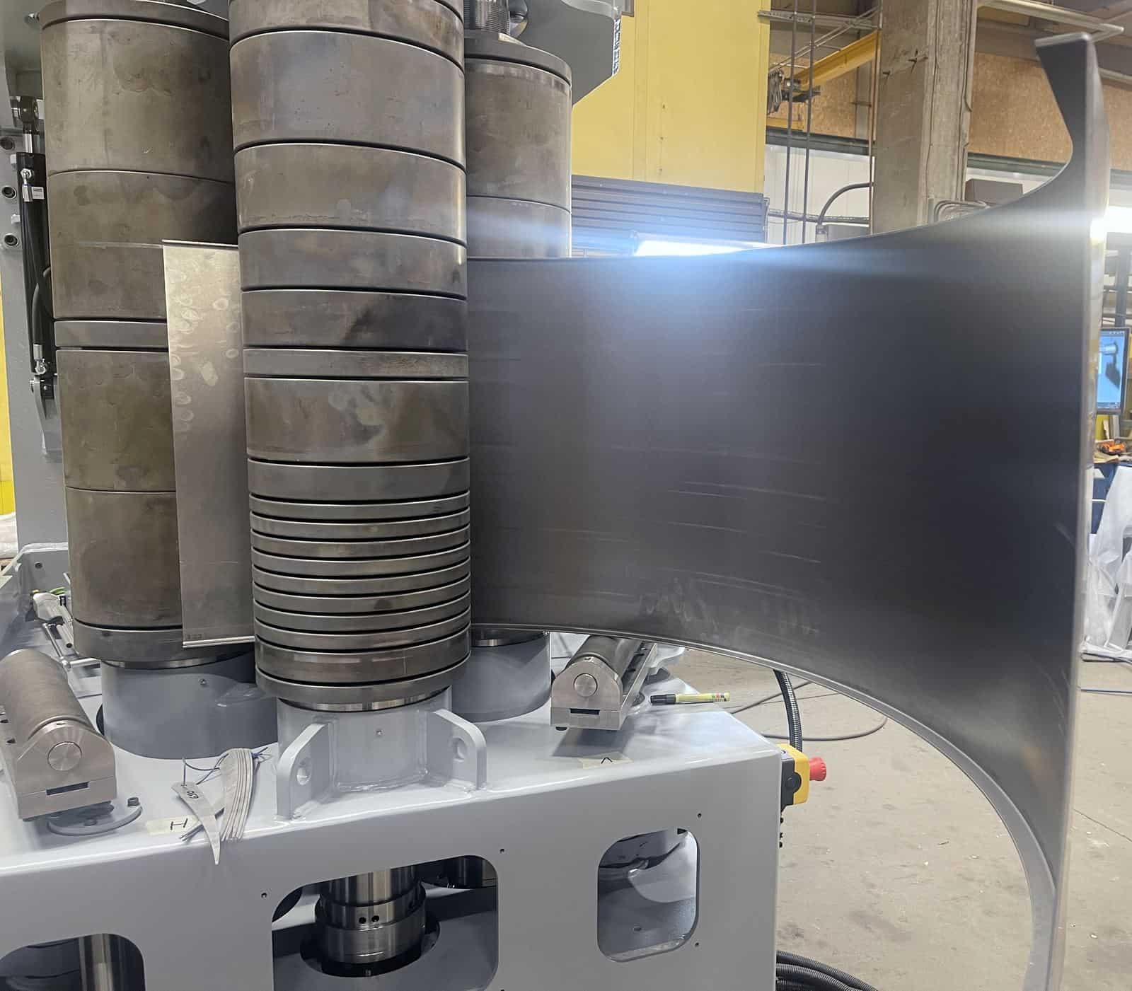 SweBend SB3-105 CNC section bending machine (angle roll)